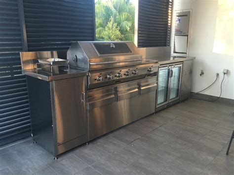 stainless steel bbq cabinets perth|metro steel bbq.